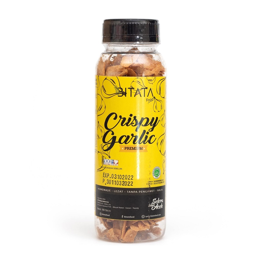 Bitata Food Crispy Garlic Premium 100 gr